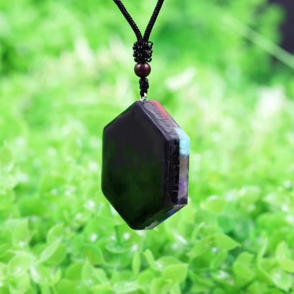 Orgonite Chakra Pendant Gemstone Healing Necklace Reiki Healing Jewelry Energy Balancing Protection